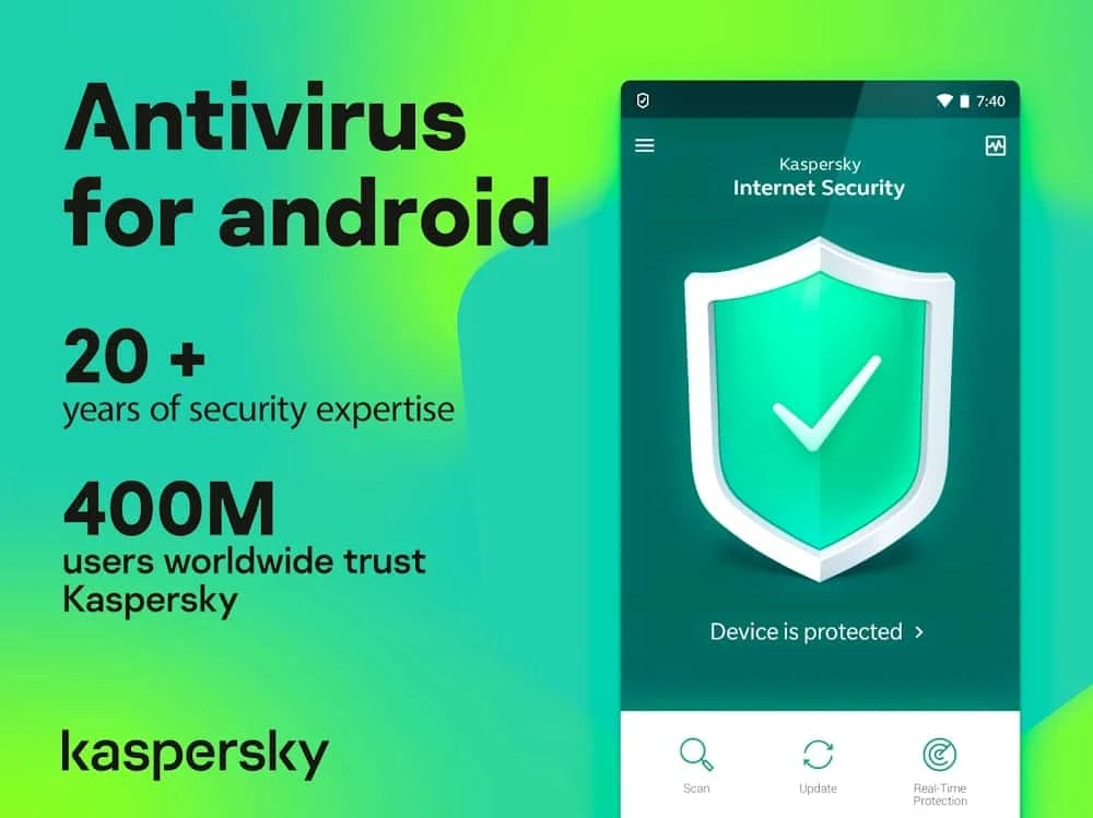 تطبيق kaspersky mobile antivirus نسخة مدفوعة