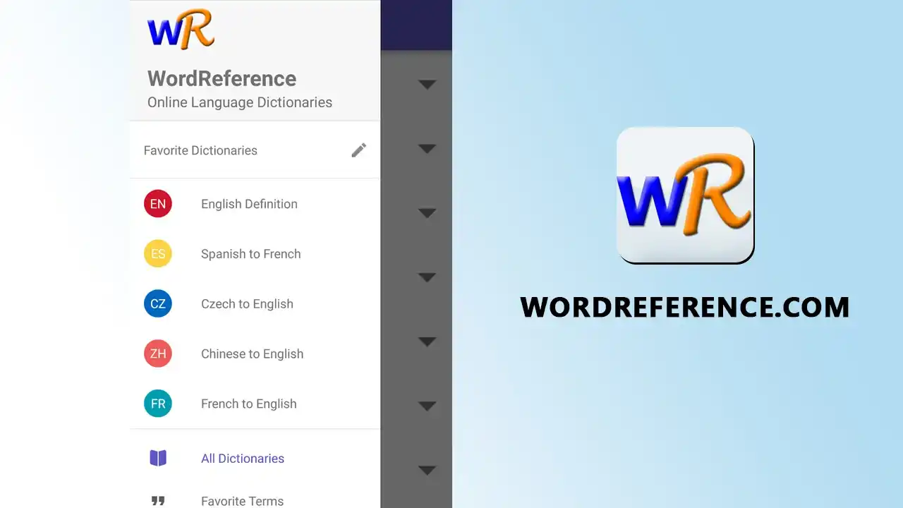 تحميل تطبيق WordReference مهكر [Premium] 2023 اخر اصدار للاندرويد