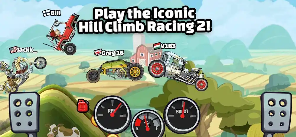تحميل لعبة Hill Climb Racing 2 مهكرة 2023 للاندرويد