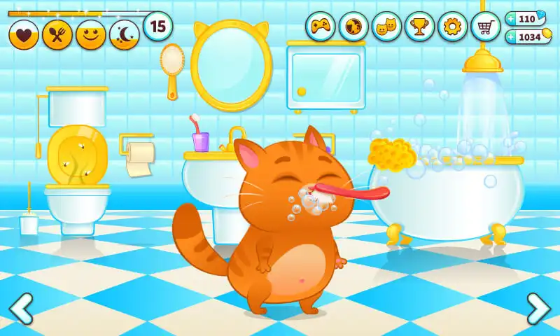 تحميل لعبة Bubbu My Virtual Pet Cat مهكرة للاندرويد