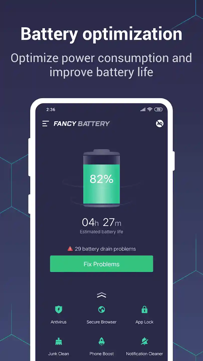 تحميل تطبيق Fancy Battery مهكر [Premium] 2023 للاندرويد